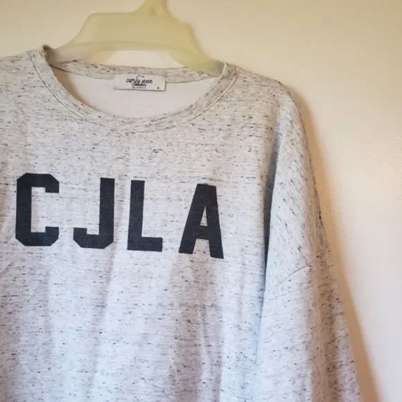 CJLA Heather Grey Pullover Sweatshirt Oversized
Size S - Picture 6 of 10